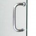 DreamLine Infinity-Z 36 in. D x 60 in. W x 74 3/4 in. H Clear Sliding Shower Door in Chrome and Left Drain Black Base  DL-6973L-88-01 - B075PMNGR2